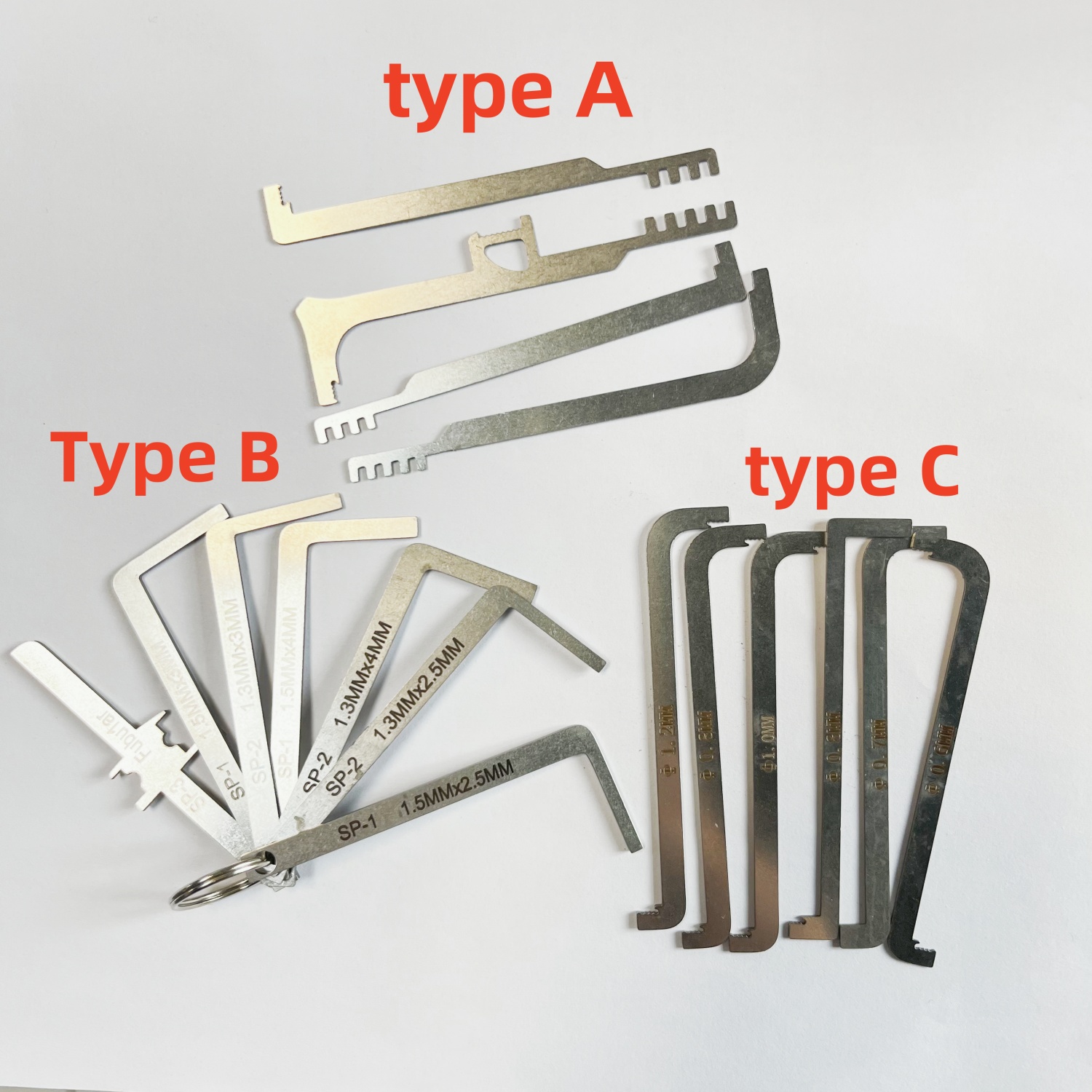 Wrench Set - Outil de serrurier 6/7 pièces /