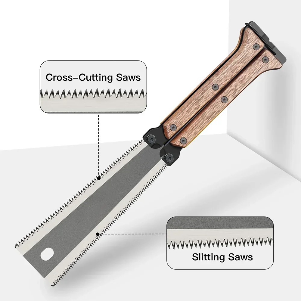 Scie à main pliable double fac - Hacksaw avis et prix