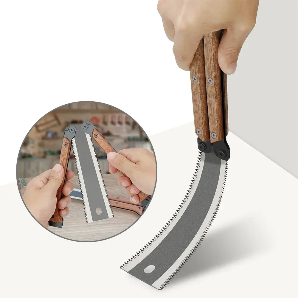 Scie à main pliable double fac - Hacksaw avis et prix