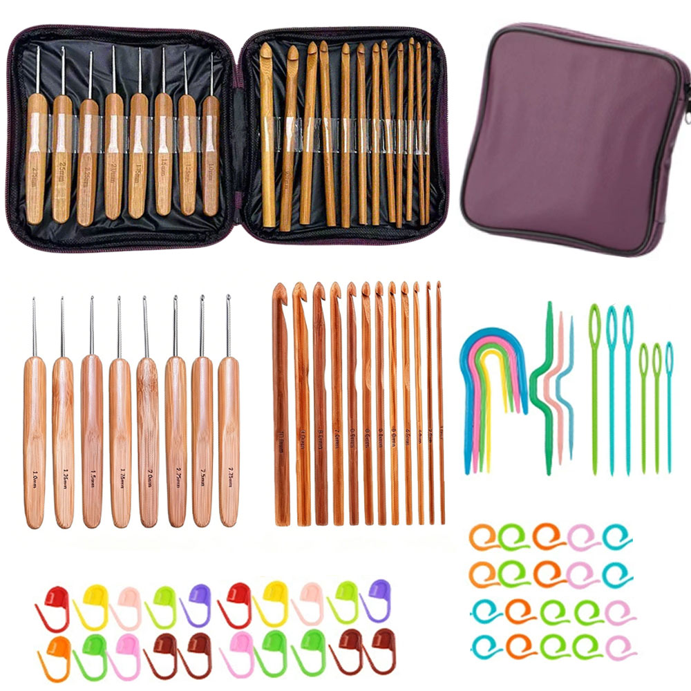 Ensemble de 74 crochets en bam - Tool Set avis et prix